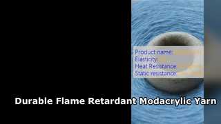 Fibra ignifuga durevole in filato modacrilico premium