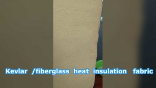 Tessuto isolante termico in Kevlar/fibra di vetro