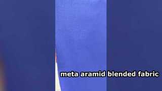 `Tessuto Nomex IIIA Tipo 93/5/2 in Meta Aramidica 160 g/m² Tessuto antistatico FR blu brillante per summ.