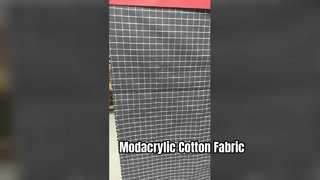 Tessuto di cotone di modacrilica