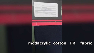 tessuto FR in cotone modacrilico