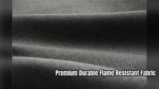 Tessuto in viscosa Lenzing nero premium resistente e traspirante