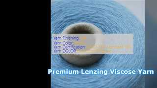 Filato di viscosa Lenzing premium per tessuti ad alte prestazioni