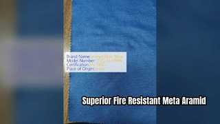 Tessuto Meta Aramid Materiale resistente al fuoco ad alte prestazioni