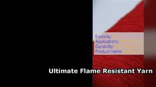 Filato modacrilico resistente alla fiamma premium per tessuti