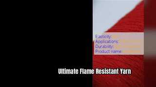 Filato modacrilico resistente alla fiamma premium per tessuti
