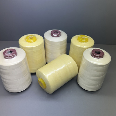 Corda gialla cruda della tenda del filato cucirino di NFPA1971 Para Aramid