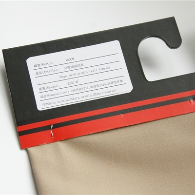 uno stimolante cachi da 250 GSM ha tinto il tessuto ignifugo del aramid del aramid per le uniformi del deserto