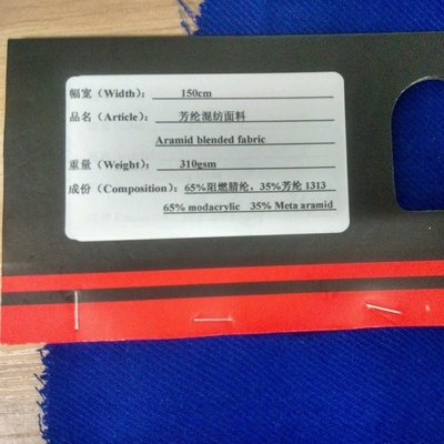 Viscosa di restringimento e tessuto bassi di Aramid in vari colori