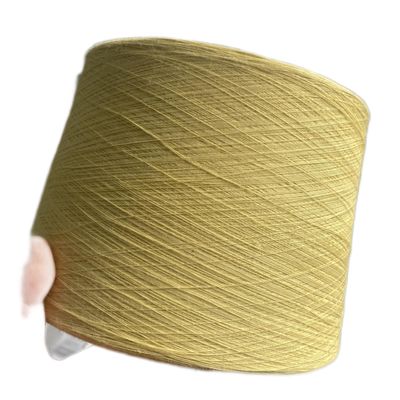 66 TEX Para Aramid Fiber Yarn Ne18/2 giallo crudo per i guanti resistenti tagliati