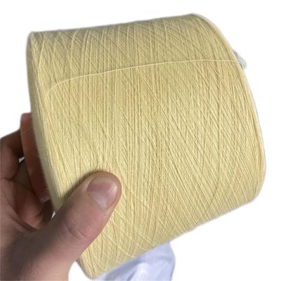 66 TEX Para Aramid Fiber Yarn Ne18/2 giallo crudo per i guanti resistenti tagliati