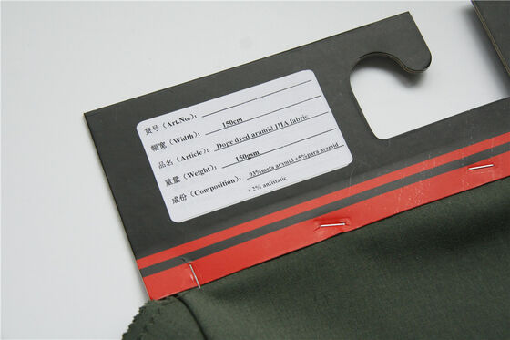 Tessuto para aramidico di spessore 025 mm, 220 g/m², tessuto leggero e durevole utilizzato in abbigliamento di sicurezza e applicazioni industriali