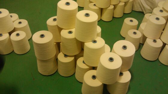 Filato Ne20/2 giallo crudo di 100% Para Aramid
