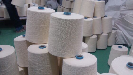 Filato Ne20/2 giallo crudo di 100% Para Aramid