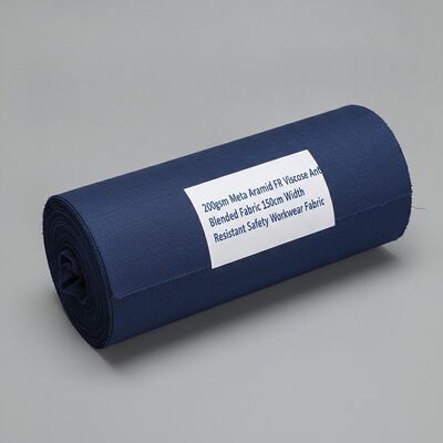 Tessuto misto viscosa antistatico in viscosa Meta Aramid FR da 200 g/m², larghezza 150 cm, tessuto ignifugo per indumenti da lavoro di sicurezza