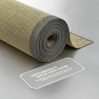Tessuti di rivestimento in Kevlar a bassa infiammabilità progettati per abbigliamento resistente al calore e materiali industriali protettivi
