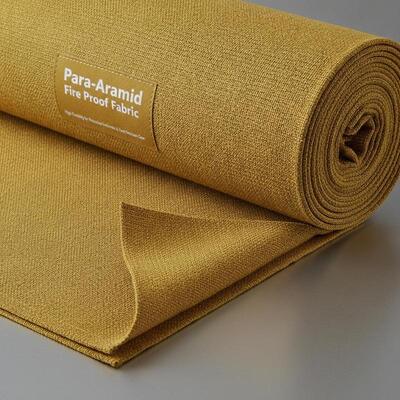 Tessuto para-aramidico a prova di fuoco, con elevata flessibilità, adatto alle uniformi protettive e alle attrezzature resistenti al calore