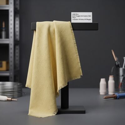 Tessuto isolante termico in Kevlar e fibra di vetro con resistenza alle alte temperature, ignifugo e resistenza allo strappo