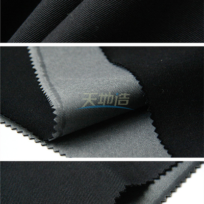 Tessuto nero 93/5/2 della fibra di Aramid del Meta 280gsm con il rivestimento dell'unità di elaborazione