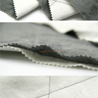 Tessuto Grey With Aramid Felt 200gsm di Aramid del Meta per il rivestimento dell'abbigliamento di estinzione di incendio