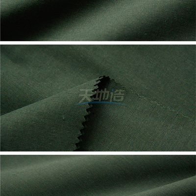 Tessuto 93/5/2 170gsm di Aramid del Meta di verde dell'esercito per il vestito di volo
