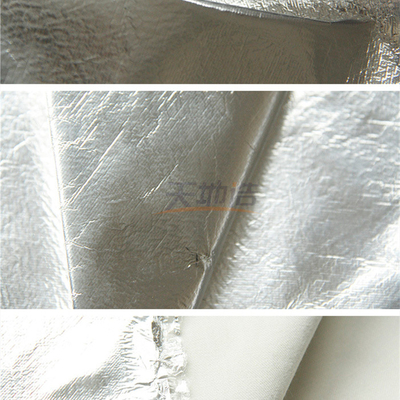 Panno impermeabile della fibra di Aramid del Meta con 260gsm ricoprente di alluminio