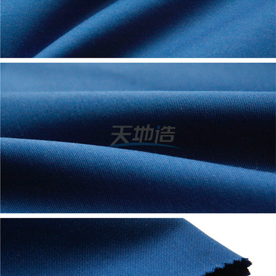 Blu reale Ne30/2 del tessuto 220gsm di Aramid del Meta degli abiti da lavoro