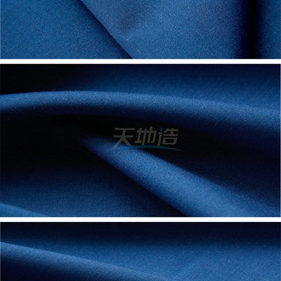 Abbigliamento dell'arco del tessuto 160gsm di Aramid del Meta del blu di oceano anti per petrolio