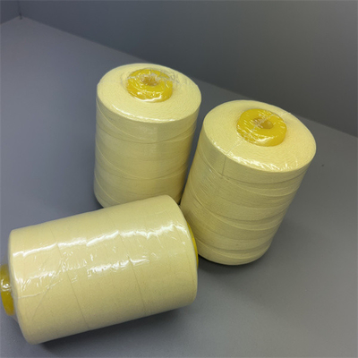 60 TEX Ne 30/3 di giallo crudo del filato cucirino di Para Aramid con ad alta resistenza
